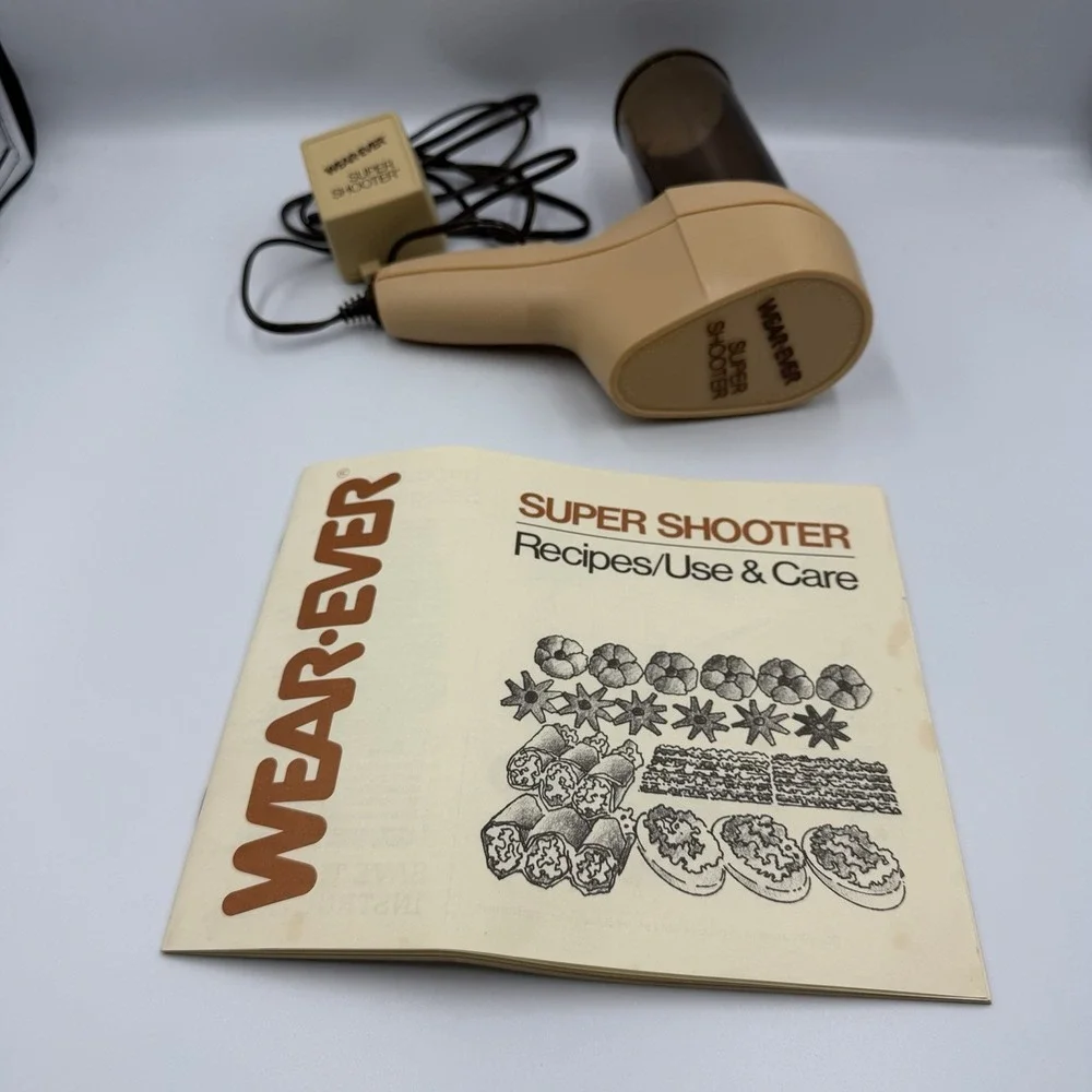 Vintage‎ Wear-Ever Super Shooter 70123 Electric Food Gun Cookie Press